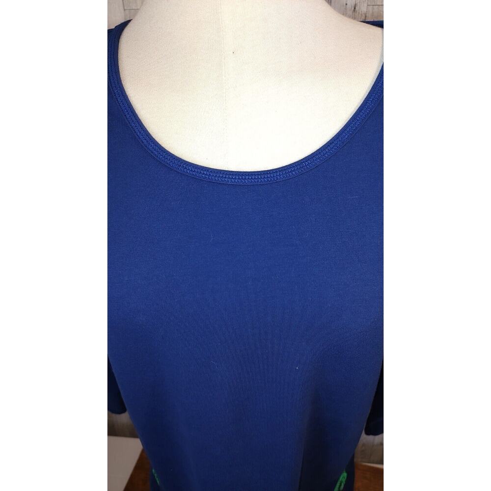 Quacker Factory Woman's Basic Blue Pullover Tunic… - image 4